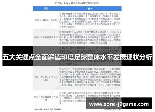 五大关键点全面解读印度足球整体水平发展现状分析
